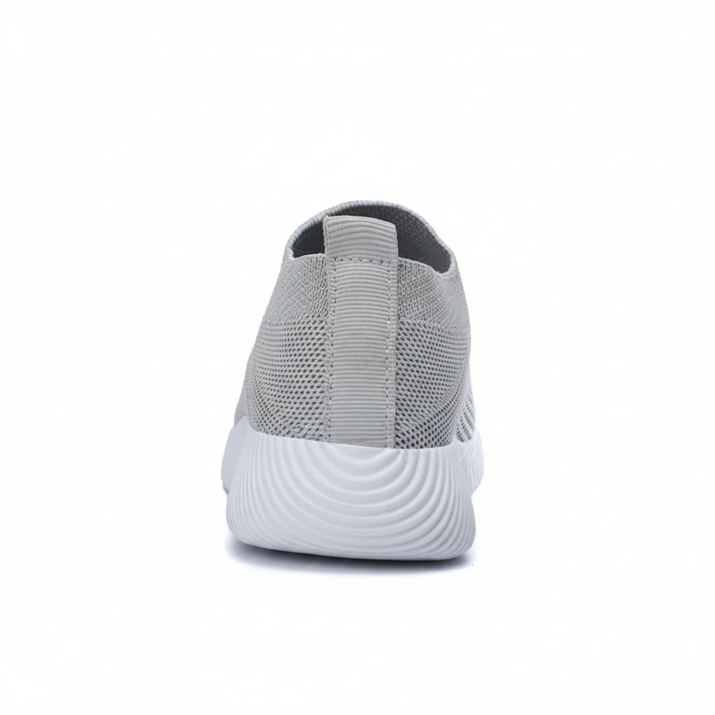 Chaussures femme slip-on CasualCare II Gris – vue arrière talon et pull tab