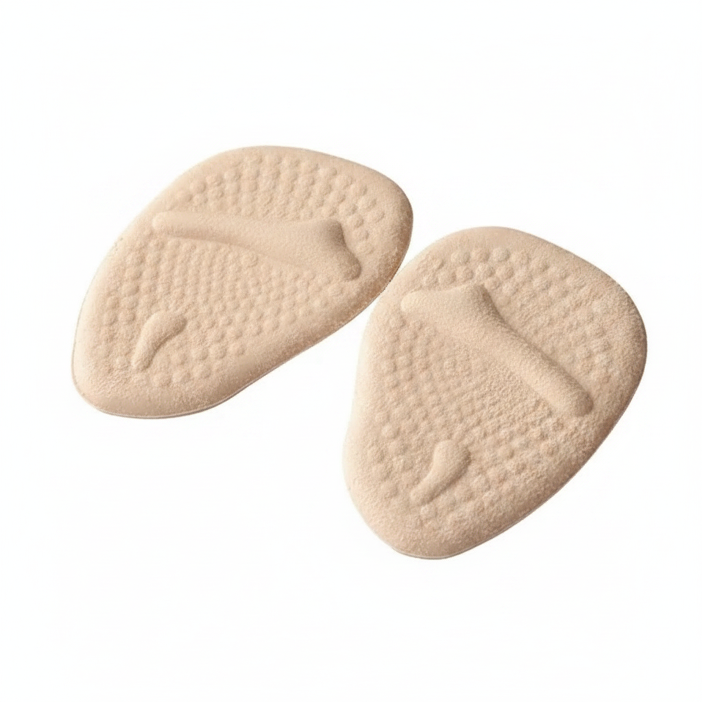 Coussinets métatarsiens beige — packshot fond blanc studio — Ledoscare