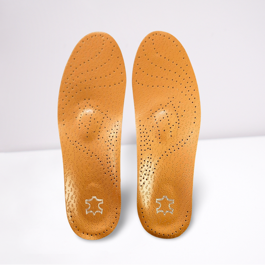 Semelles orthopédiques en cuir