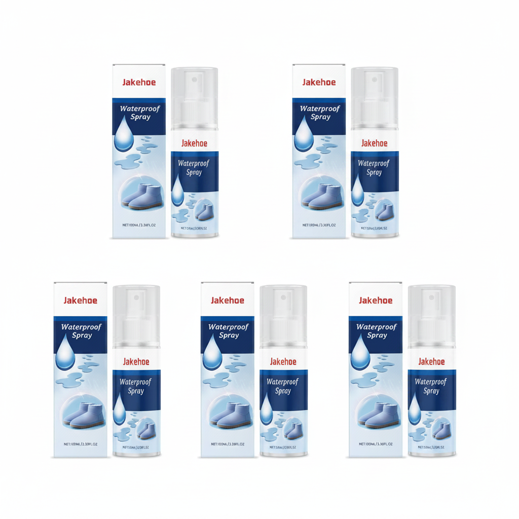 Spray imperméabilisant chaussures Jakehoe 100ml – lot de 5 flacons – économique et waterproof – Ledoscare