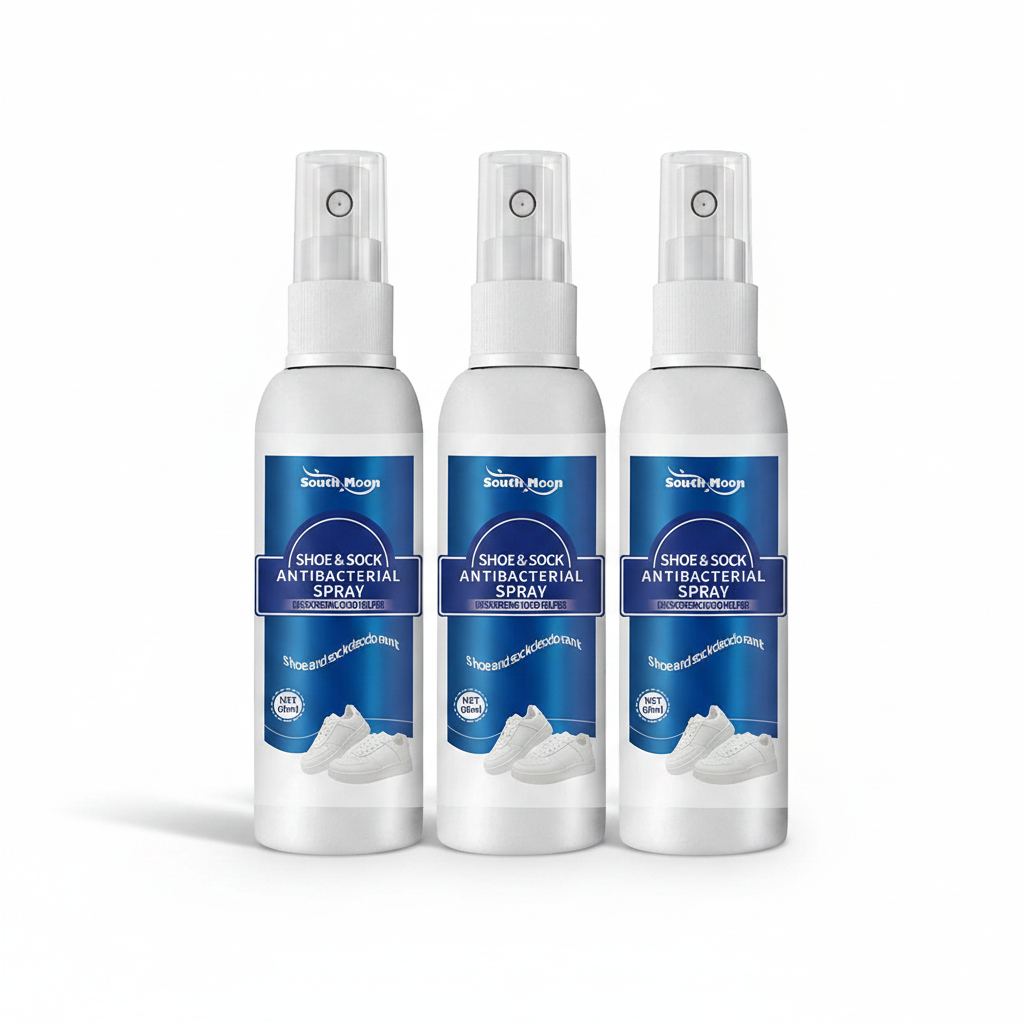 Spray anti-odeur chaussures 60ml – lot de 3 flacons – traitement longue durée – Ledoscare