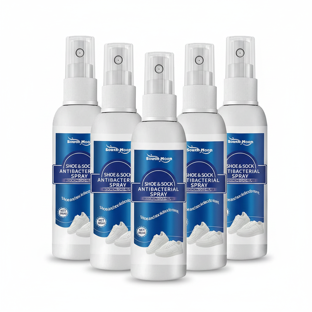 Spray anti-odeur chaussures 60ml – lot de 5 flacons – économique et efficace – Ledoscare