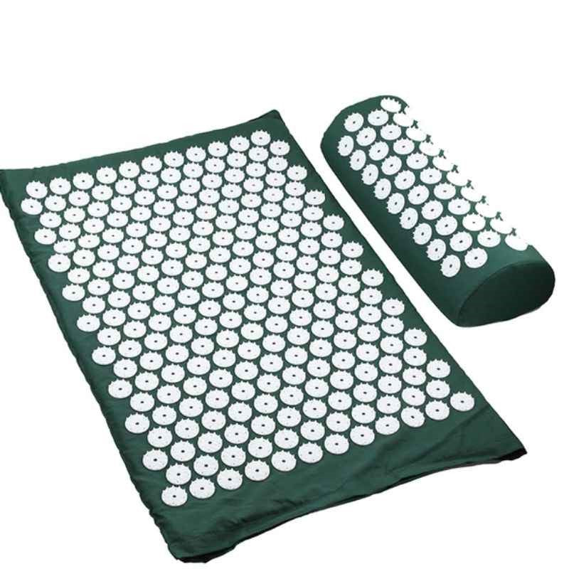 tapis de fleurs d'acupression vert