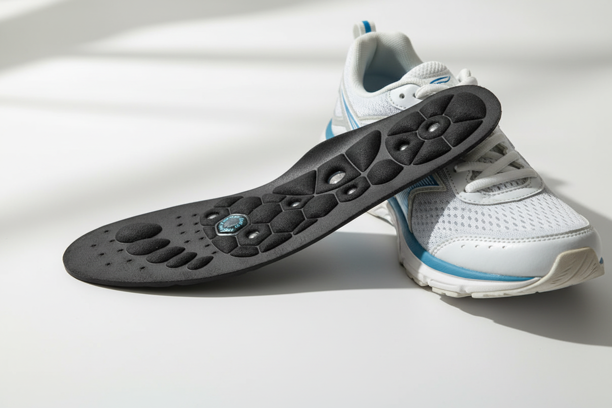 Semelles anti-fatigue Z700 lifestyle – à côté d'une chaussure de running